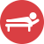 Massage Therapy Bed Icon
