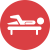 Physiotherapy Bed Icon